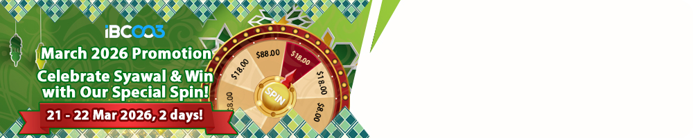 March 2026: Joyfully welcome Hari Raya, Lucky Spin Spin Spin, Big Prize waiting for you!